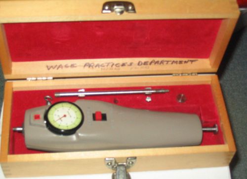 CHATILLON PUSH/PULL FORCE GAUGE WITH WOODEN CASE, MODEL DPP-10