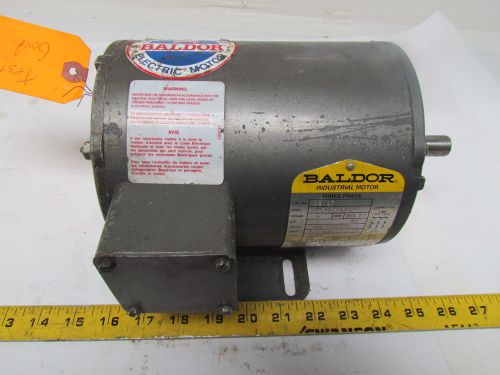 Baldor m3107 ac motor 1/2hp 3phase 208-230/460v 3450 rpm 56 frame 5/8&#034; output for sale