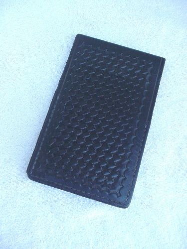 Tex Shoemaker &amp; Sons Basketweave Leather Notepad Cover 89