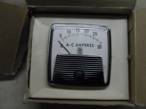 (X6-1) 1 NEW CANADIAN GENERAL ELECTRIC L533 NLNL PANEL METER 0-30A