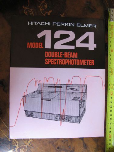 Hitachi Perkin Elmer 124 Double Beam Spectrophotometer Brochure
