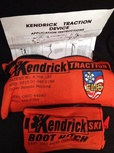 Kendrick Traction device NEW with Ski Boot Hitch EMT Emergency Kits