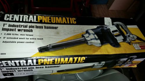 Central Pneumatic 1 &#034; industrial pin-less hammer Impact Wrench