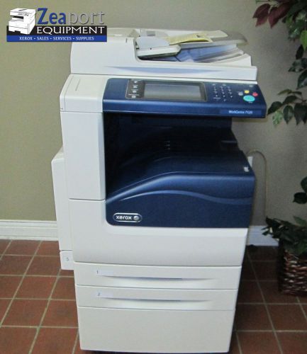 Xerox workcentre 7120 color copier multifunction printer scanner 38k! shipped us for sale