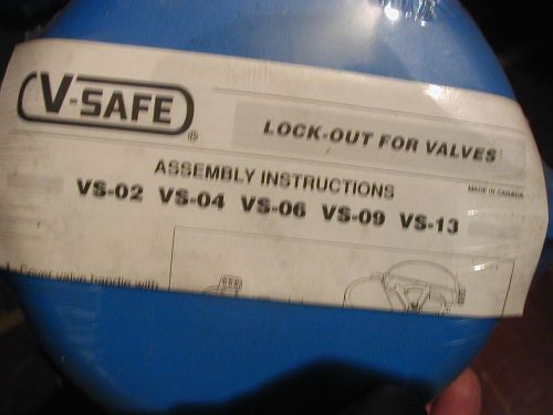 V-safe  gate valve lockout  vs-02   5&#034; across for sale