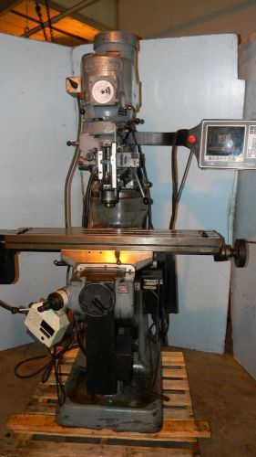 Bridgeport Milling machine with MX2 control 9 X 42 inch table ( Video )