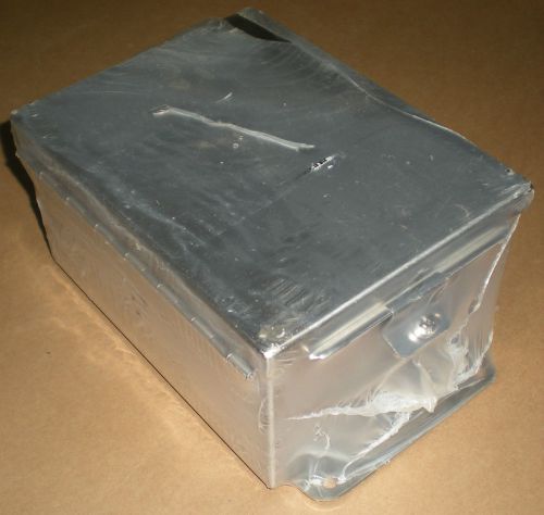 ELECTRICAL ENCLOSURE HOFFMANN A8064CHEMCSS JUNCTION 8&#034;x6&#034;x4&#034; BOX STAINLESS STEEL
