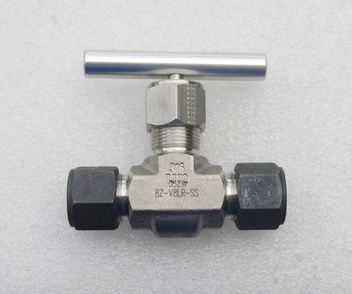 Parker 1/2&#034; ss stainless steel needle valve 8z-v8lr-ss  several available new for sale