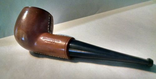A smoked pipe made in France.  It is a Longchamp pipe.  The pipe is very good.