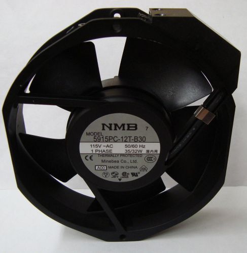 Nmb technologies  5915pc-12t-b30-a00  axial fan, 150mm, 115vac, 380ma see pics for sale