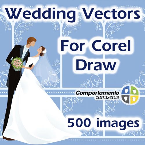 Wedding Bride Vector Clipart for Corel Draw