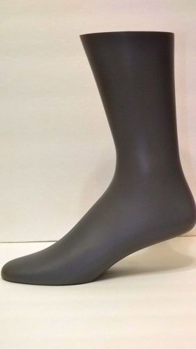 NEW Male Sock Foot/Leg Mannequin Self Standing Multi-Cultural/Race Neutral Color