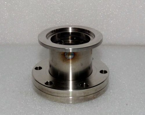 VACUUM FITTING ADAPTER REDUCER KF-40 NW40 TO 2-3/4&#034; 2.75&#034; CF CONFLAT STAINLESS