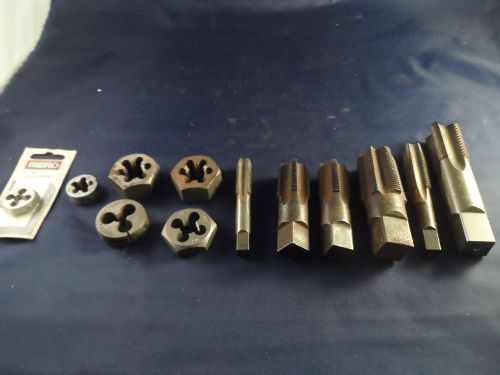 Lot of mixed tap &amp; dies metalworking machinist tools for sale