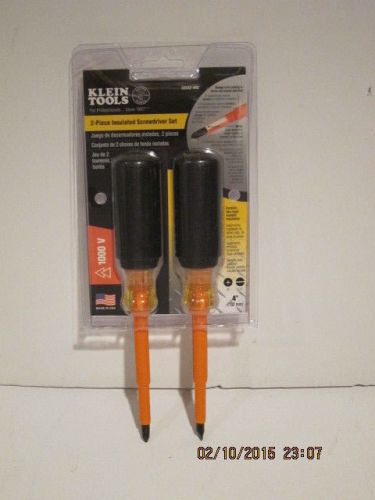 Klein tools 33532-ins insulated screwdriver set,2 piece, free shipping, nisrp!!! for sale