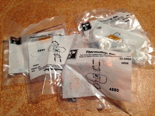 Lot of 5 thermalloy heatsink mounting kit for to-220 devices #4880 for sale