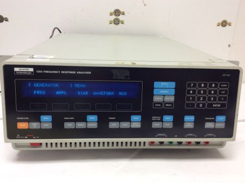 Schlumberger model 1250 frequency response analyser solartron analyzer for sale