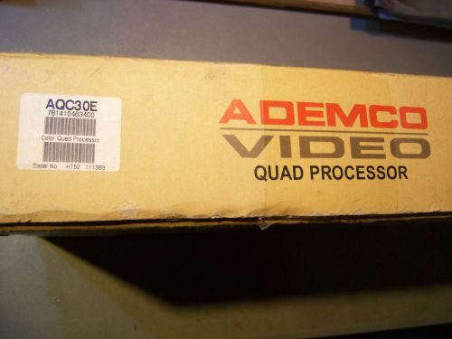 Ademco AQC30E Color Quad Video Processor 4-Channel w/Transformer New in Box