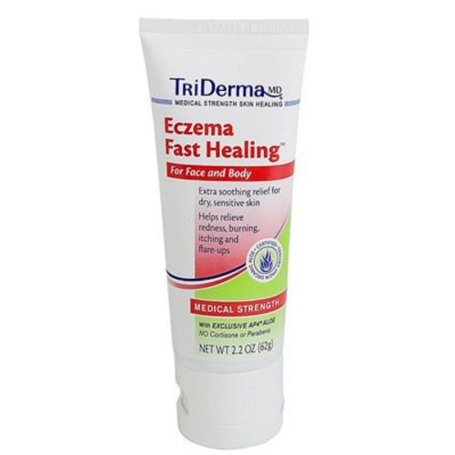TriDerma Eczema Fast Healing Cream for Face and Body 2.2oz, # 54025