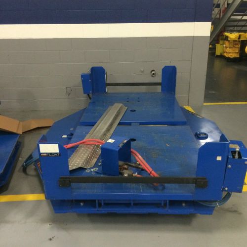 Airfloat pneumatic air lift table with dual tilt lift 4,000lbs for sale