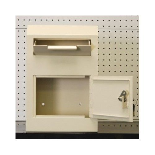 Wall Mount Drop Box Cash Rent Mail Payment Safe Car Key Lock Protection Office