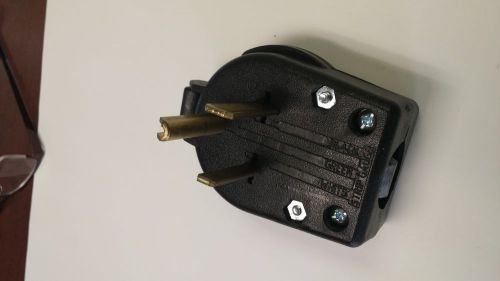 New Cooper Wiring Devices S42-SP-L Power Plug 30/50-Amp, 250-Volt, Black