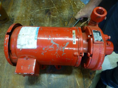 Bell Gossett 1535 pump 355T K78 1.5 hp 345rpm 3 ph Marathon motor TVA56T34D1036B