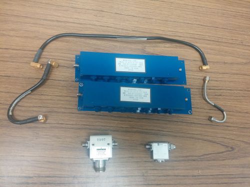 (2) Reactel Interdigital Filters (1) Alcatel Splitter 1 Harris Farinon Isolator