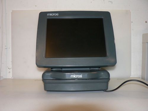 MICROS ECLIPSE SYSTEM UNIT POS WORKSTATION P/N 400495-100 12&#034; DISPLAY no adapter