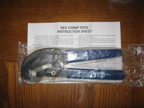 CABLE PREP HEX CRIMP TOOL HCT-211-USA HEAVY DUTY SERVICABLE CRIMPER