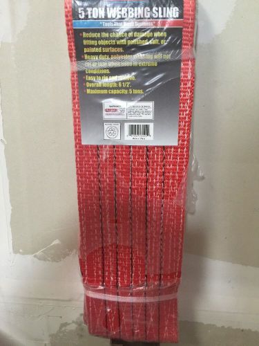 78&#034; inch 5 ton lifting strap webbing sling 10,000 lb hd for sale