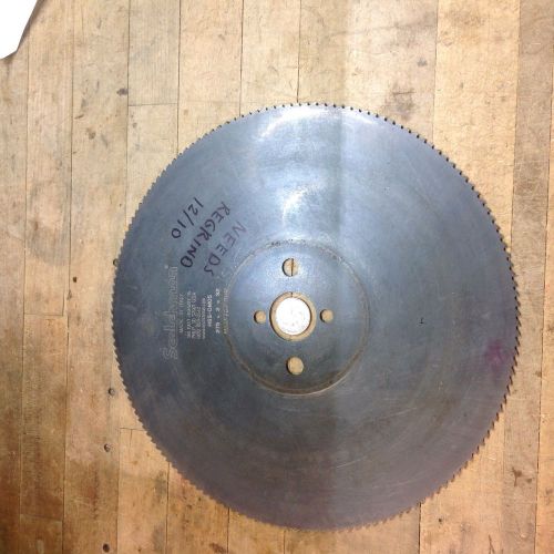 Hss dm05 275x2x32  cold saw blade 10 3/4 dia, 3mm 32 mm  bore needs regrind used for sale