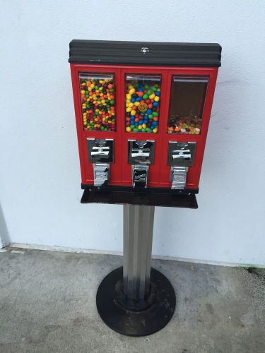 Nice Northwester Triple Candy Coin Vending Machine L@@K