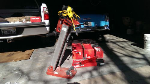 HILTI dd130 with stand and (6) bits