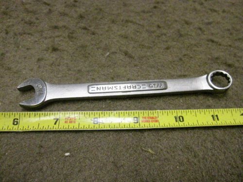 CRAFTSMAN 7/16&#034; COMBINATION WRENCH MODIFIED SOCKET HEAD WORKS PERFECT 44694