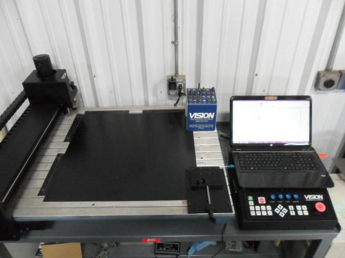 Vision 2424 Engraving and Routing System w/ Vision Express 9 software &amp; manual