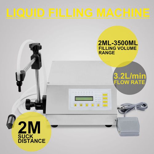 Liquid filling machine stainless steel bottling semi automatic self prime pump for sale