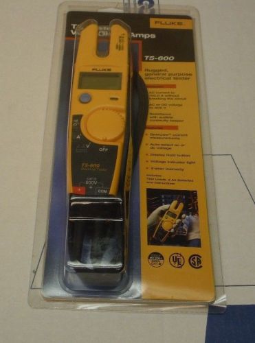 Fluke T5-600 600V Voltage Continuity and Current Electrical Tester Brand New