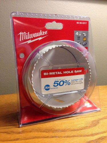 Milwaukee 49-56-0217 4-1/8 in. ice hardened hole saw for sale