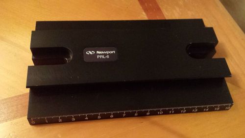 Newport PRL-6 Precision Optical Rail 6.56 in Length 3.93 in Width 6 in scale