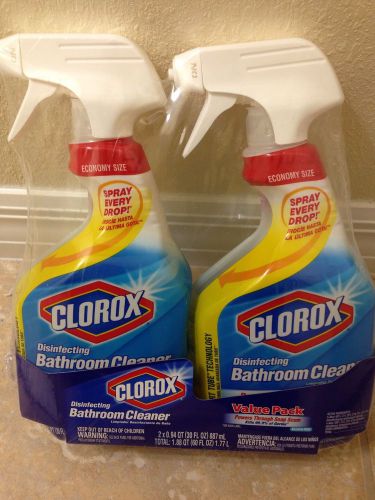2X Clorox  Disinfecting Bathroom Cleaner FREEE SHIPPING