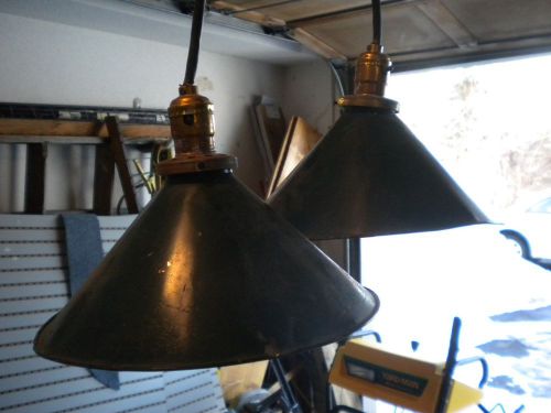 matchIng (2)  industrial Commercial  hunters green Hanging Lamp  Steampunk