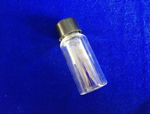 Graduated glass reagent media bottle w screw cap 25ml for sale