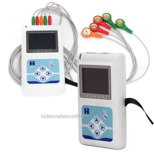 Top quality cardioscape 3-channel color lcd holter monitor 24 hours for sale