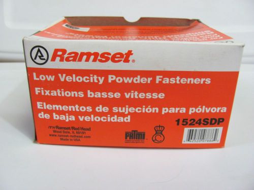 1 Box Of 100 NEW 3&#034; Washered Pin RAMSET Power Hammer Pins 1524SDP 66252007886