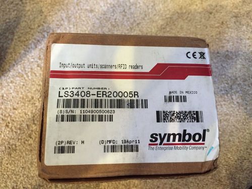 Motorola Symbol LS3408-ER20005R HandHeld BarCode Scanner - Free Shipping 