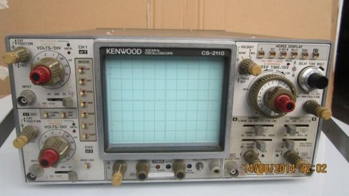 KENWOOD CS-2110 100Mhz OSCILLOSCOPE - AAR 2767