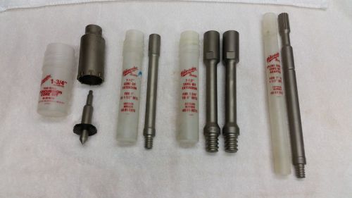 Milwaukee core bit and core bit extensions