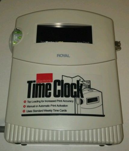 Royal TimeMaster TC 100 Electronic Time Clock w/time cards