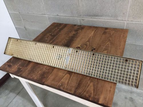 36&#034; surface mount drip tray with drain - used for sale